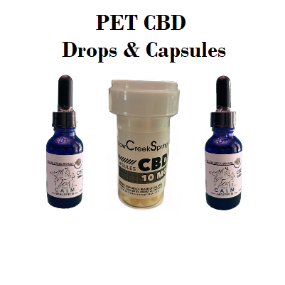 PET CBD Drops and Capsules